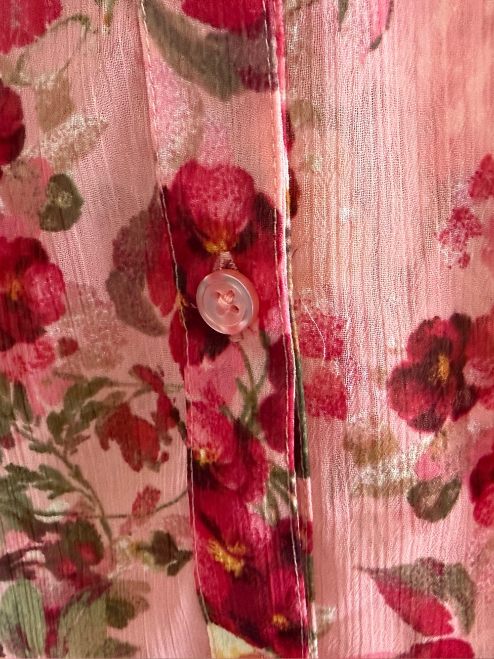KUT from the Kloth Jasmine Chiffon Button mi-Up Blouse Size S (2-4) - Picture 6 of 13